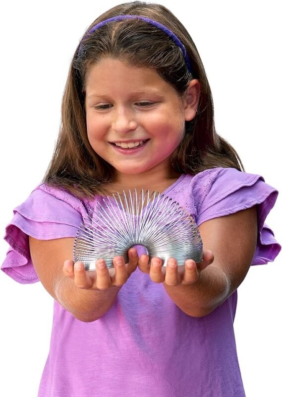 Todo sobre el original Slinky: Diversión asegurada con envíos a Argentina y devoluciones gratis 3 Pack de 3 Slinky de Metal – El Clásico Juguete Antiestrés para Niños y Adultos 🎈 ¡Diversión sin Fin!"