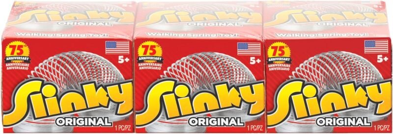 Todo sobre el original Slinky: Diversión asegurada con envíos a Argentina y devoluciones gratis 6 Pack de 3 Slinky de Metal – El Clásico Juguete Antiestrés para Niños y Adultos 🎈 ¡Diversión sin Fin!"